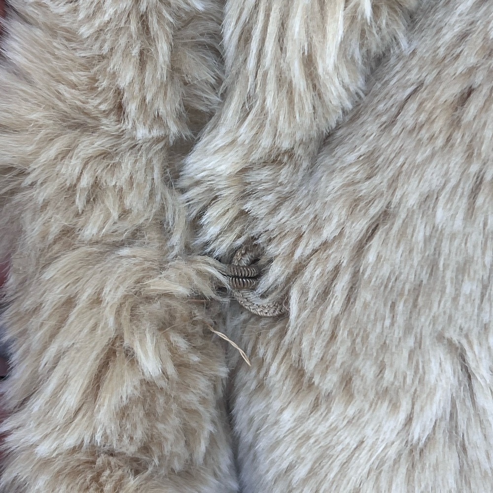 Vintage Jordache Teddy Faux Fur Coat Sz L/XL - Picture 3 of 8
